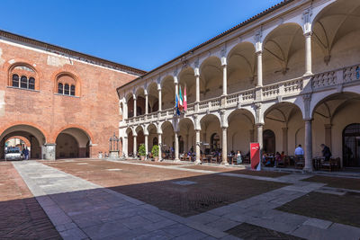 View of building against blue sky