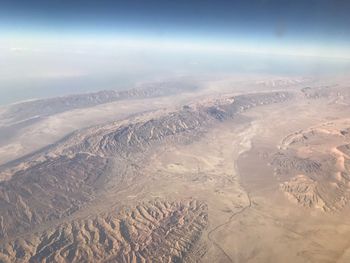 Aerial view of landscape against sky