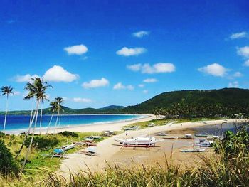 Scenic view of beach