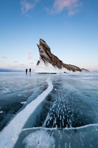 Island ogoy on baykal lake, siberia, russia