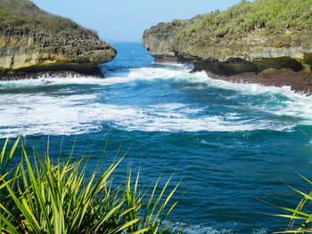 Scenic view of sea