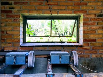 Interior of abandoned house