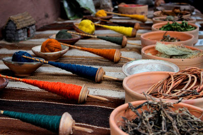 Various spices for sale