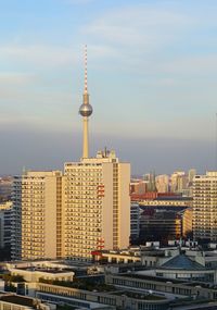 Television tower - berlin against sky