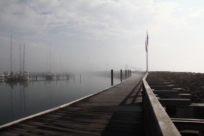 Pier leading to sea