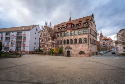 View of historic building against sky