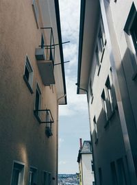 Low angle view of building against sky