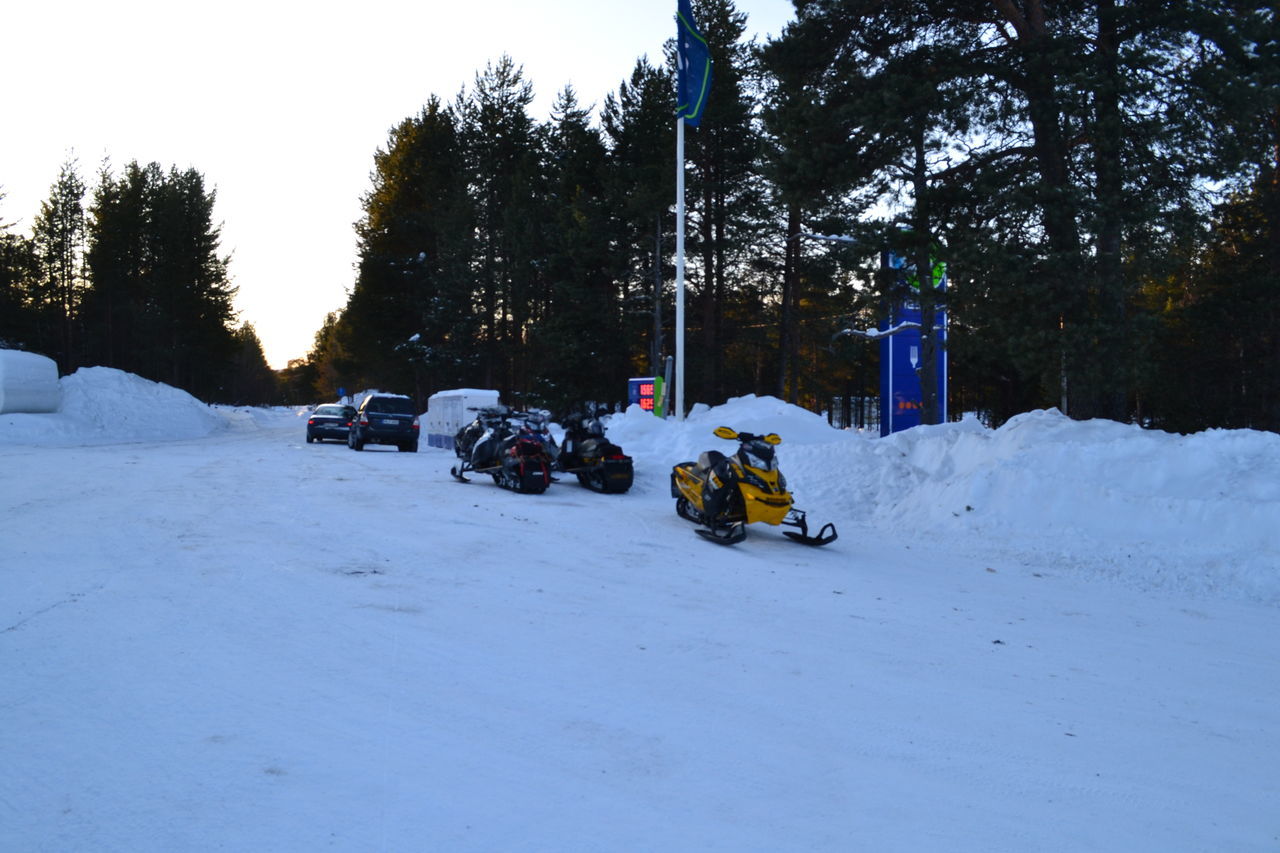 snow, cold temperature, winter, tree, plant, nature, vehicle, mode of transportation, transportation, day, beauty in nature, scenics - nature, environment, sky, land, outdoors, land vehicle, landscape, white, travel, no people, frozen, motor vehicle, car, mountain