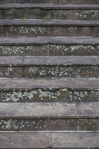 Full frame shot of wood track