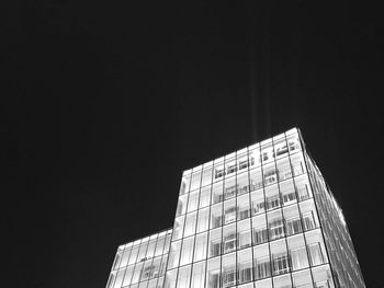 Low angle view of modern building