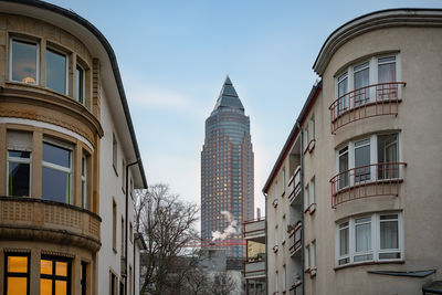 Low angle view of building against sky