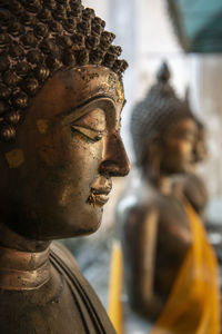 Close-up of buddha statue