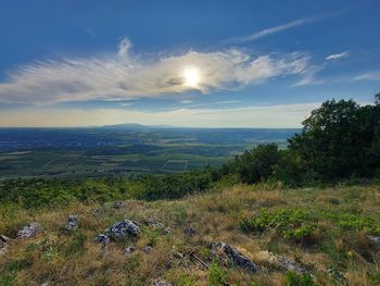 Scenic view of landscape against sky