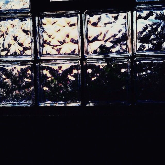 window, indoors, glass - material, transparent, built structure, art, full frame, no people, pattern, design, architecture, art and craft, backgrounds, creativity, glass, house, day, dark, closed, decoration