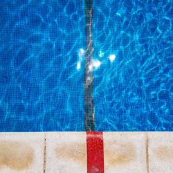 Directly above shot of swimming pool