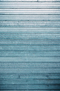 Full frame shot of blue metal