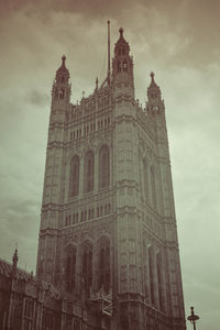 Low angle view of historical building against sky