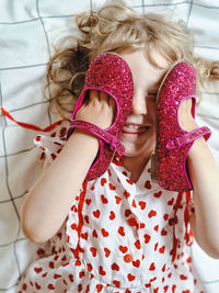 Midsection of woman with tattoo