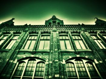 Low angle view of building against sky