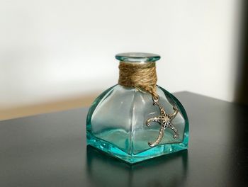 Close-up of bottle of bottles