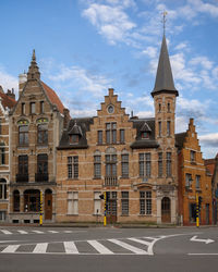 Strolling through brugge, flanders, belgium