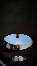 Close up of electric lamp