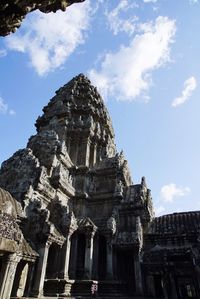 Low angle view of a temple