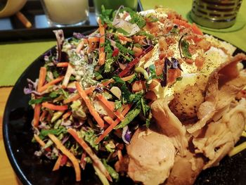Close-up of food in plate
