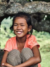 Portrait of a smiling girl