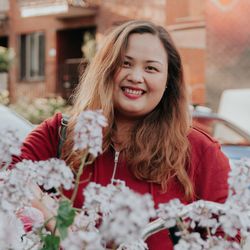 Portrait of a smiling young woman