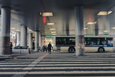 People crossing road