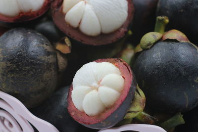 High angle view of fruits