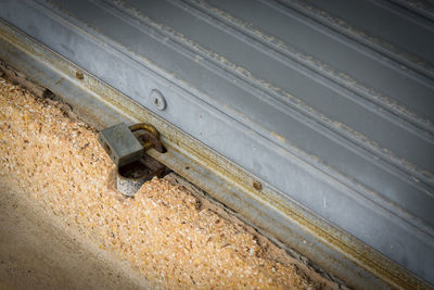 Close-up of rusty metal