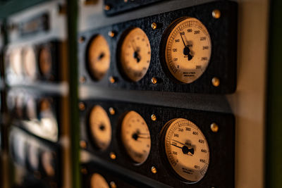 Close-up of clock