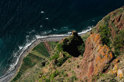 View from cabo girao cliffs in madeira, portugal