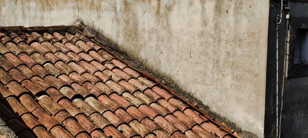 Close-up of roof tiles