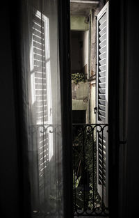 Interior of abandoned house