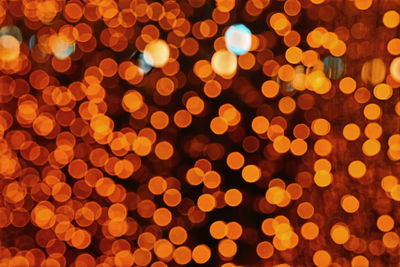 Full frame shot of illuminated lights