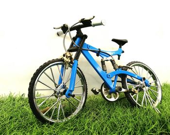 Bicycle on grass