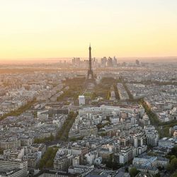 Aerial view of city