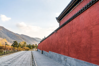 Mount wutai scenic spot in china