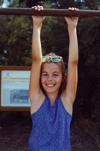 Portrait of a smiling young woman