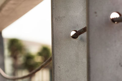 Close-up of rusty metal