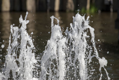 Close-up of fountain