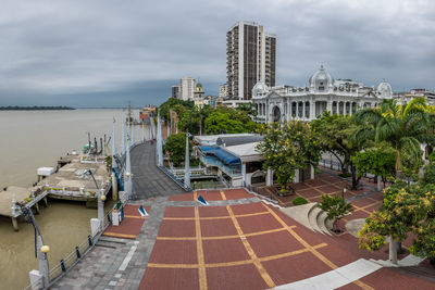 View of buildings in city