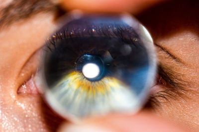 Close-up of human eye