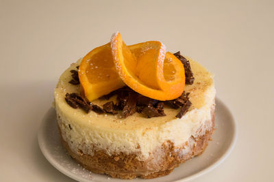 Close-up of dessert in plate