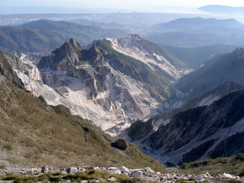 Scenic view of mountains