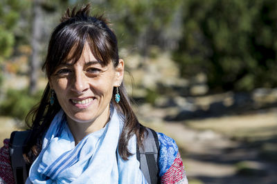 Portrait of smiling woman