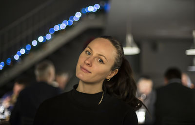 Portrait of a smiling young woman